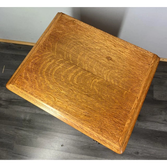 Vintage French Oak Bedside Tables, Set of 2 For Sale - Image 9 of 11