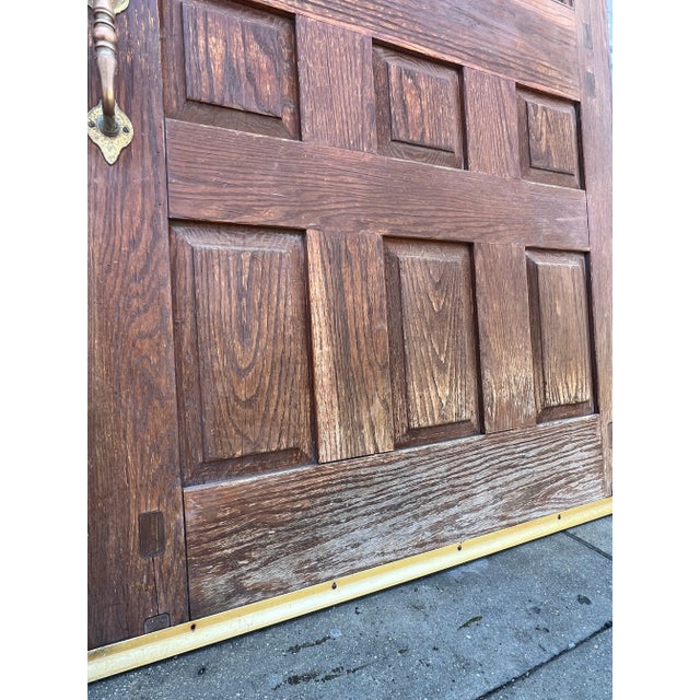 1920s European Storybook/Cottage Style Oversized Front Door For Sale - Image 10 of 12