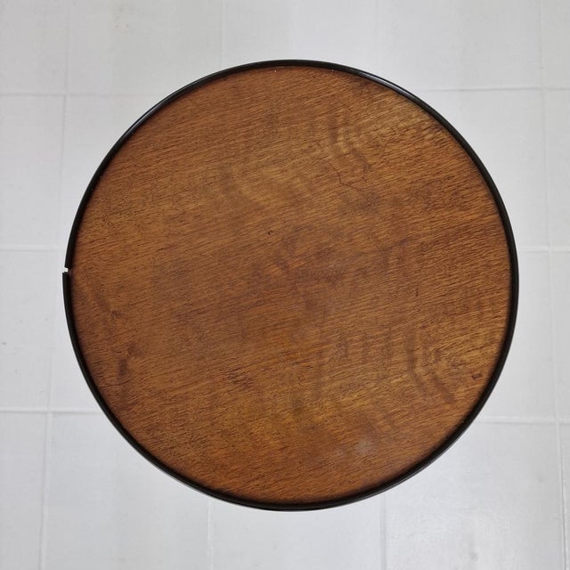 Georgian Revival English Mahogany Tripod Table, 1950s For Sale - Image 9 of 12