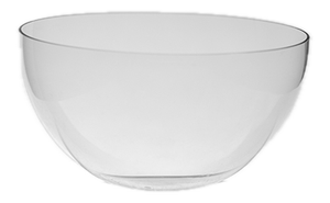 Narrow Transparencies Bowl by Gumdesign
