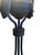 Antique Double Crane Bronze Table Lamp For Sale - Image 4 of 5