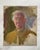 Oil on Cardboard Self-Portrait by Swiss Artist Kaspar Ilg Painting is double-sided, with bonus landscape en verso. A...