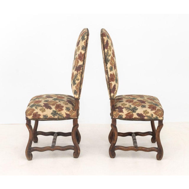 Renaissance Renaissance Style Upholstered Chairs, Pair For Sale - Image 3 of 7