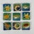 Early 21st Century Set of 9 Natalie Surving Studios Sea Creatures Design Architectural Ceramic Tiles For Sale - Image 5 of 8