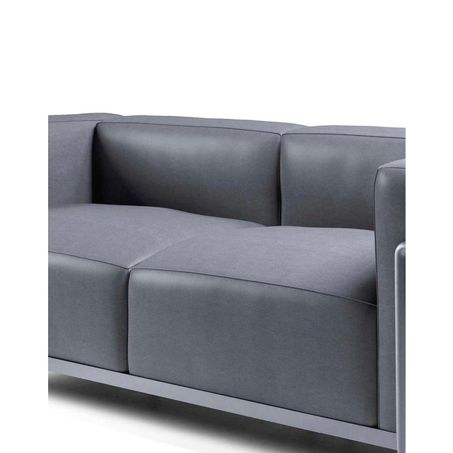 Blue Grand Confort Sofa by Le Corbusier For Sale - Image 8 of 14