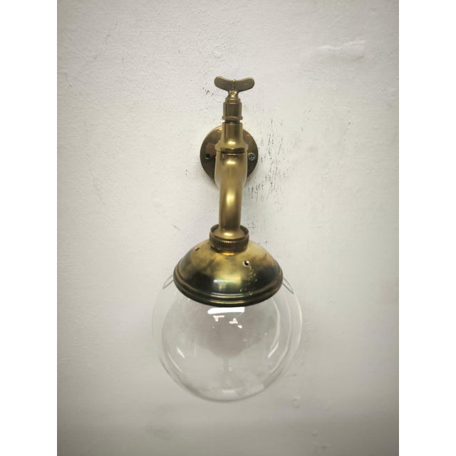 1960s Brass Faucet Applique, 1960s For Sale - Image 5 of 10