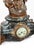 Art Nouveau Antique French Bronze & Marble Art Nouveau Clock - La Nuit Madrassi For Sale - Image 3 of 6