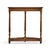 Country Walnut Demilune Console For Sale - Image 9 of 11