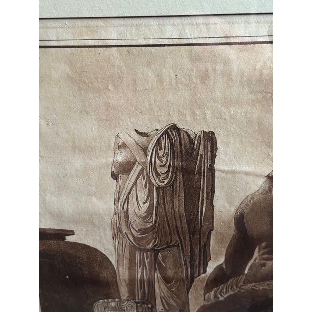 Black Antique French Neoclassical Engraving of Classical Architectural Fragment – After J.-P.-L. Houël, C. 1777–1800 For Sale - Image 8 of 9