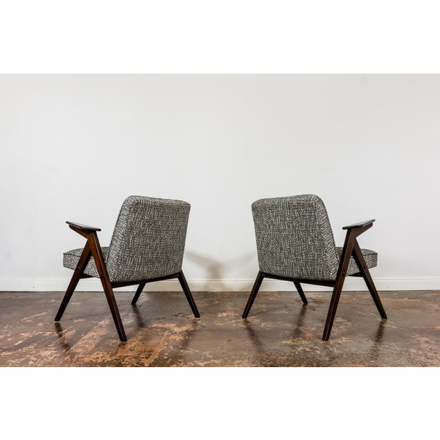 Wood Vintage Lounge Chairs Bunny, Poland, 1970s, Set of 2 For Sale - Image 7 of 17