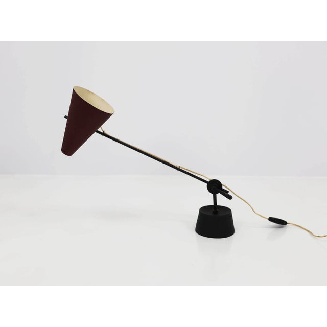 Brutalist Vintage German Adjustable Flamingo Table Lamp, 1959 For Sale - Image 3 of 9