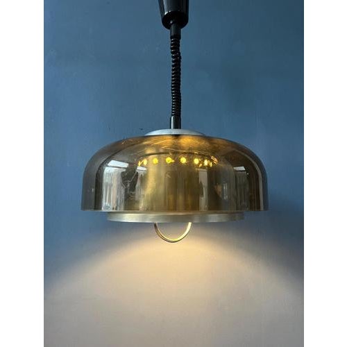 Vintage Space Age Pendant Lamp from Herda For Sale - Image 5 of 7