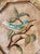 Mid 20th Century A Pair of Chinoiserie Style Hummingbird Verre Eglomise Paintings - Signed For Sale - Image 5 of 13