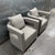 Contemporary Revelation by Uttermost Nixon Swivel Chairs, Pair For Sale - Image 3 of 12