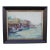 Nell Walker Warner, Monterey Bay, Cannery Row, Rare Oil on Board 1930s-40s For Sale