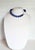 The necklace is 17 inches (43 cm) long, and the smooth round beads are 18 mm in size. Lapis lazuli is treasured the world...