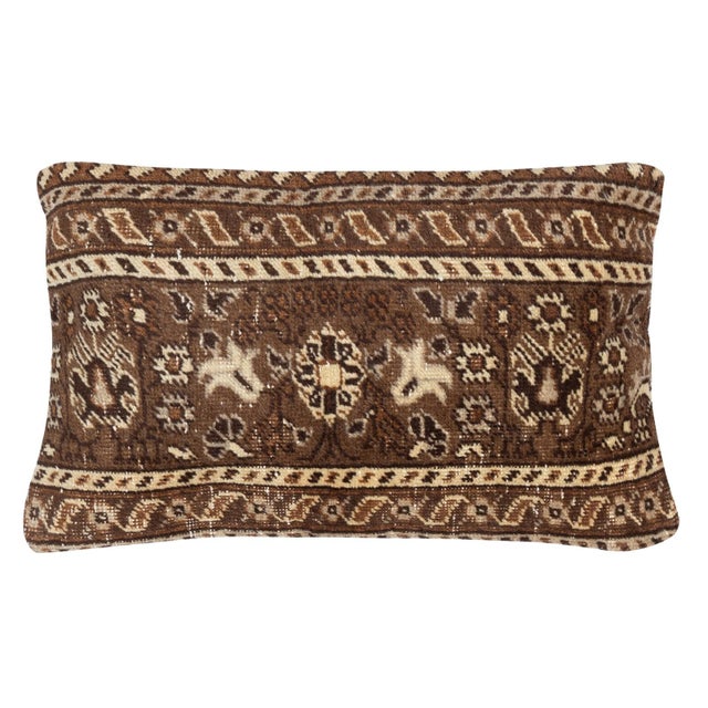Bring history and warmth into your home with this vintage handmade Turkish wool rug cushion cover set. This pair of...