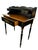 Ethan Allen Early 20th Century Ethan Allen Hitchcock Style Stenciled & Ebonized Ladies Writing Desk and Woven Rush Seat For Sale - Image 4 of 11