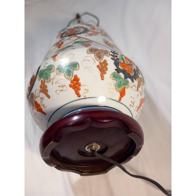 Japanese Porcelain Table Lamp For Sale - Image 15 of 18