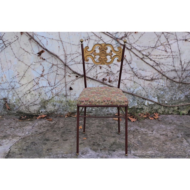 Brass Dining Chair, 1940s For Sale - Image 10 of 10