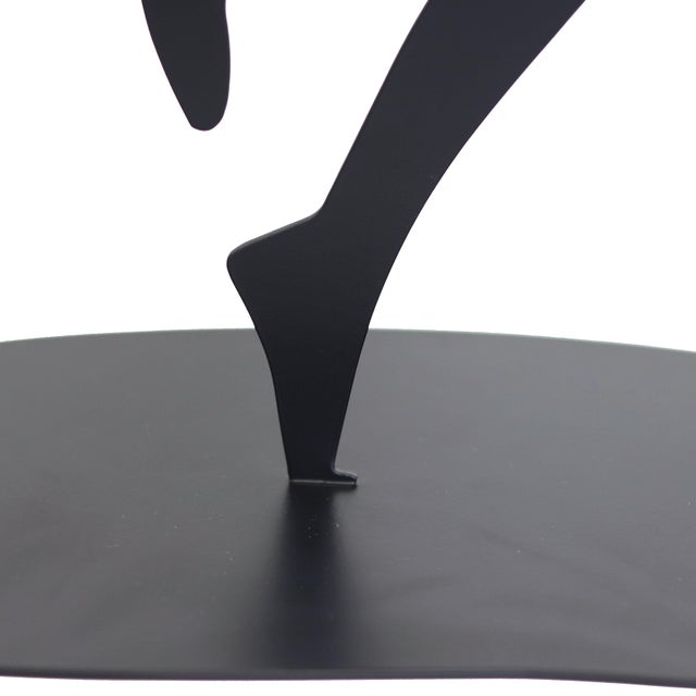 Metal Hope (3/30) - Original Figurative Metal Sculpture With Glossy Yellow Balloon by Nayla Saroufim For Sale - Image 7 of 10
