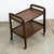 Mid-Century Modern 1960s Mid Century Modern Serving Cart Trolley Wood Rolling Bar Walnut Serving For Sale - Image 3 of 12