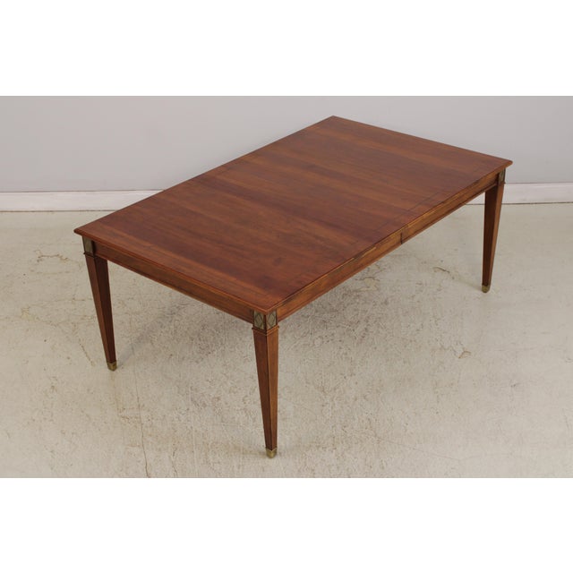 Stickley Stickley Cherry Regency Style Dining Table For Sale - Image 4 of 18