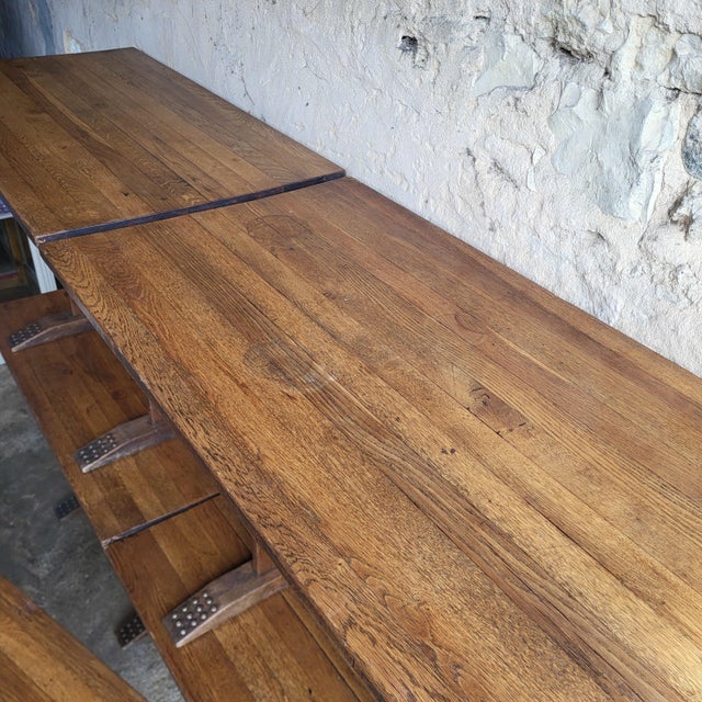 Vintage Bistro Tables, 1950s, Set of 5 For Sale - Image 10 of 12