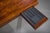 Executive Desk in Fine Hardwood Veneer on Nickel-Plated Steel Legs, 1970s For Sale - Image 17 of 18