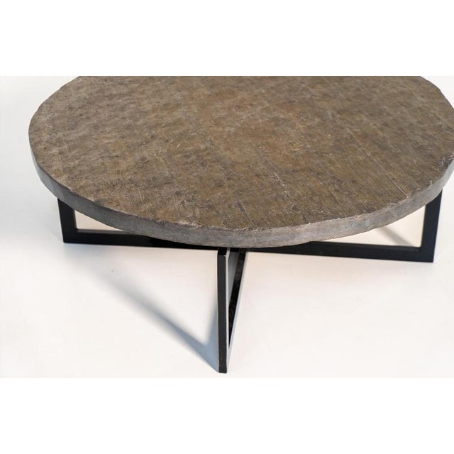 Coffee Table in Norwegian Slate Stone For Sale - Image 10 of 13