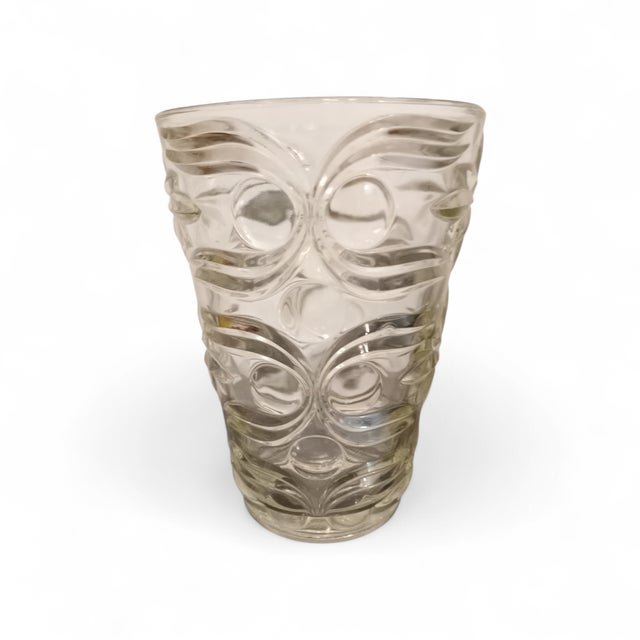 Vintage Glass Vase from Fidenza Vetraria, 1970s For Sale - Image 4 of 4