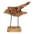 Large Natural Driftwood Sculpture on Stand Organic Modern Art 19" For Sale