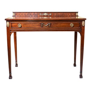 Vintage Mahogany Console Table For Sale