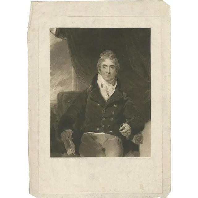 Charles Turner after Thomas Lawrence, Portrait of Sir John McMahon, 1815, Print For Sale - Image 6 of 6