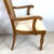 Pair of Vintage Provincial Walnut & Cane High-Back Armchairs With Burlwood Crest For Sale - Image 10 of 18