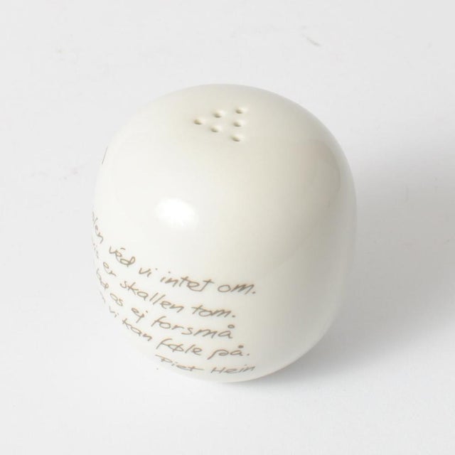 Made of porcelain designed by Piet Hein This piece has an attribution mark, I am sure that it is completely authentic and...