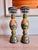 Tracy Porter Hand Painted Stonehouse Farm Goods Candle Sticks For Sale - Image 6 of 12