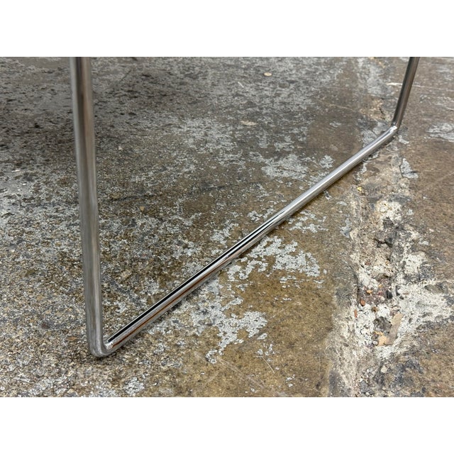 Marcel Breuer Style Side Table For Sale - Image 10 of 12
