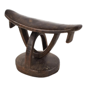 Early 20th Century Shona Wood Headrest
