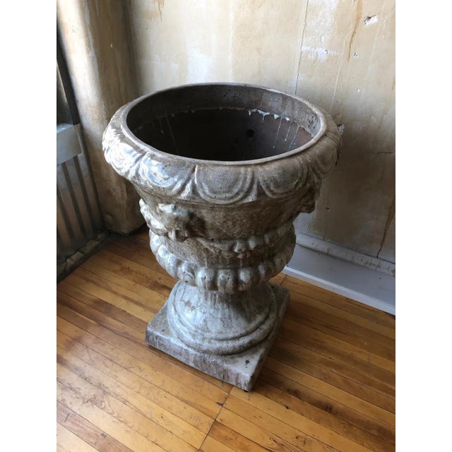 19th Century Large Italian Antique Glazed Urn- 36"h For Sale - Image 5 of 13