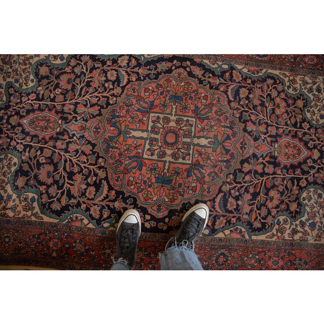 :: Oversized scalloped roundel center medallion with interior garden design relief minor medallion. Floral bouquets...