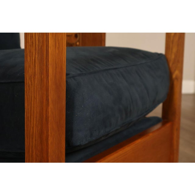 Stickley Mission Harvey Ellis Pair Of Inlaid Cube Chairs For Sale - Image 14 of 18