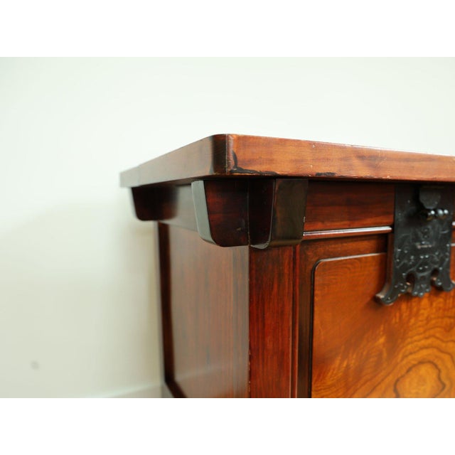 Vintage Korean Duiju Rice Chest With Grain Hopper & Bottom Dispenser For Sale - Image 9 of 9