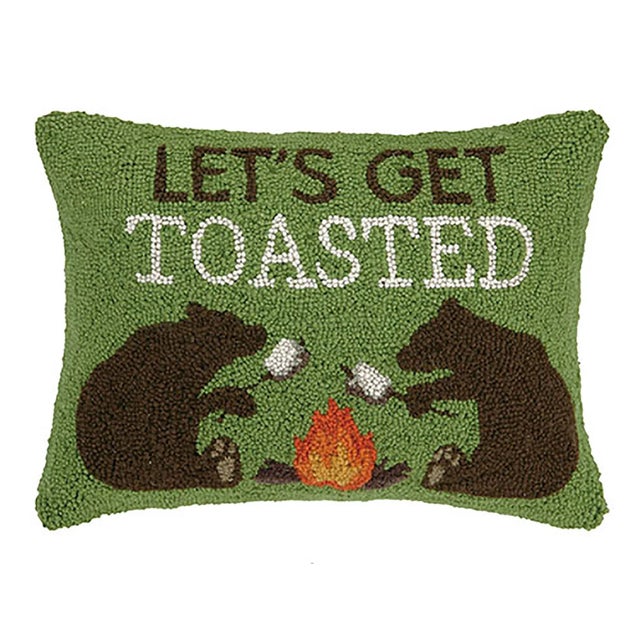 Let's Get Toasted Hook Pillow