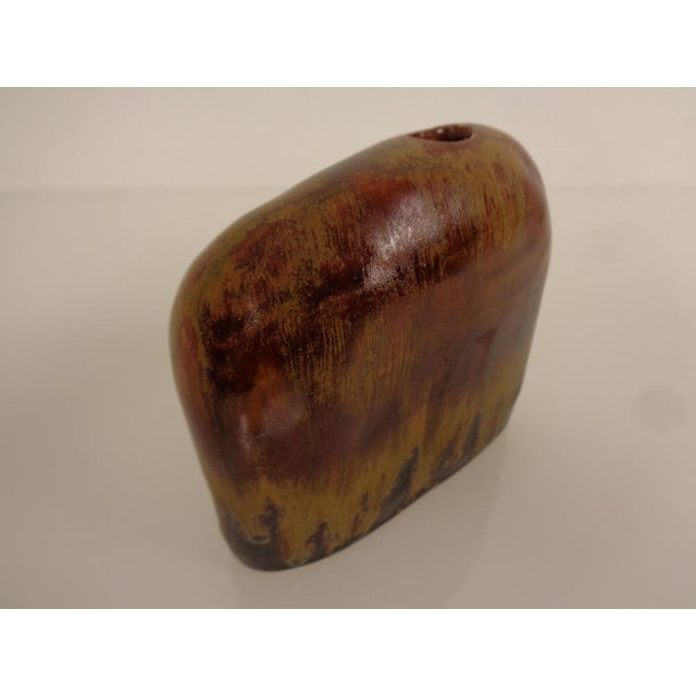 Ceramic Small Danish Studio Ceramic Vase, 1960s For Sale - Image 7 of 17