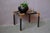 Hollywood Regency Italian Modern Side Table in Black and Gold Metal with Smoked Glass, 1970s For Sale - Image 3 of 14
