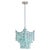 Transparent Italian Glass + Chrome Pendant, 1970s For Sale - Image 8 of 12