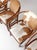 Vintage Old Hickory Hair on Hide Armchairs Set 4 For Sale - Image 14 of 18