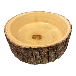 Turned Ash Wood Bowl
