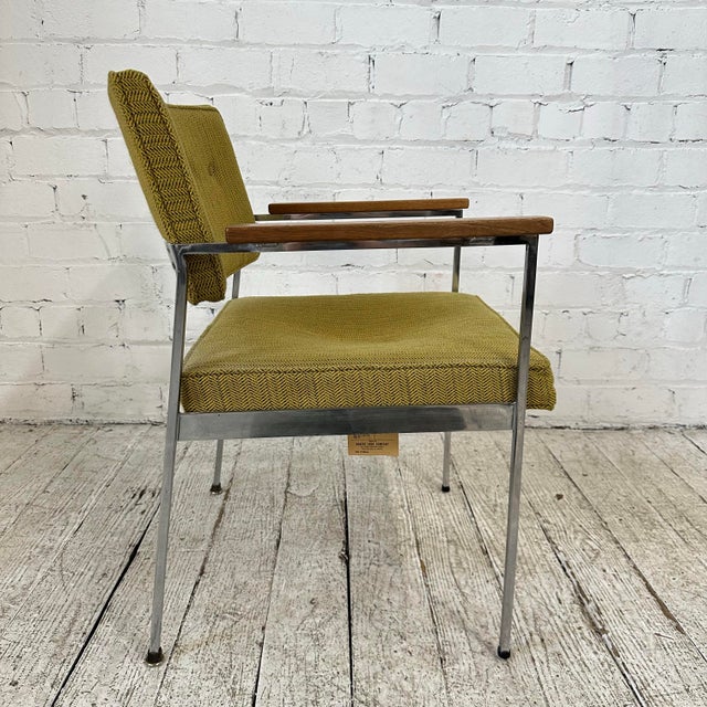 Mid 20th Century Mid Century Modern Robert John Stainless Steel Armchair For Sale - Image 5 of 12